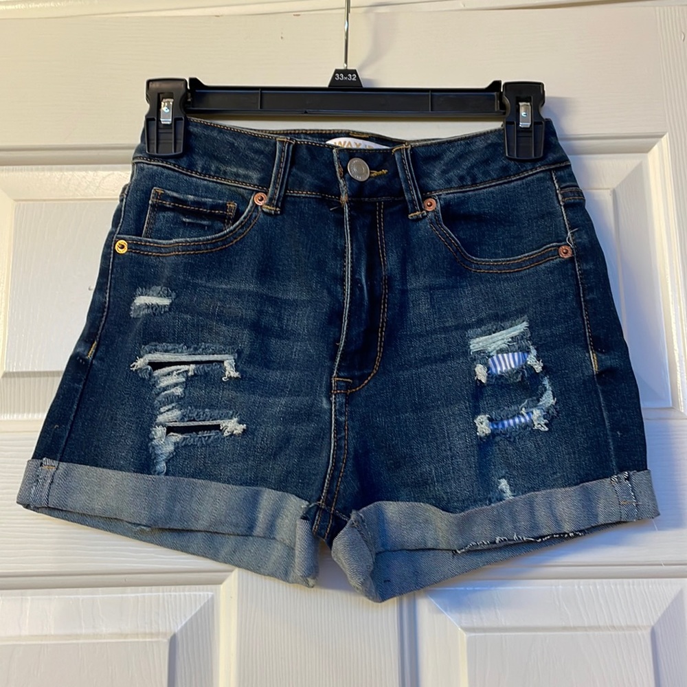 Wax Jean Shorts
